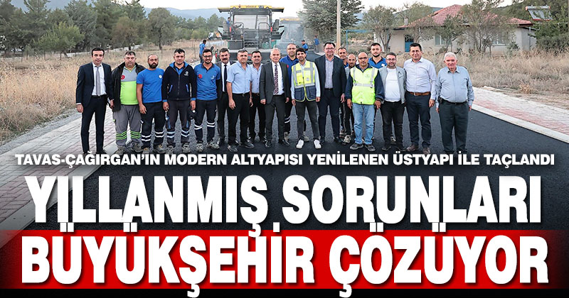 Yıllanmış sorunları Büyükşehir çözüyor
