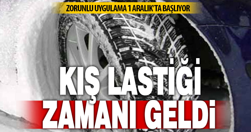 Ticari araçlar için zorunlu kış lastiği uygulaması 1 Aralık’ta başlıyor