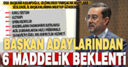 Denizlili sanayiciler, başkan adaylarına 6 maddelik beklenti mektubu gönderdi