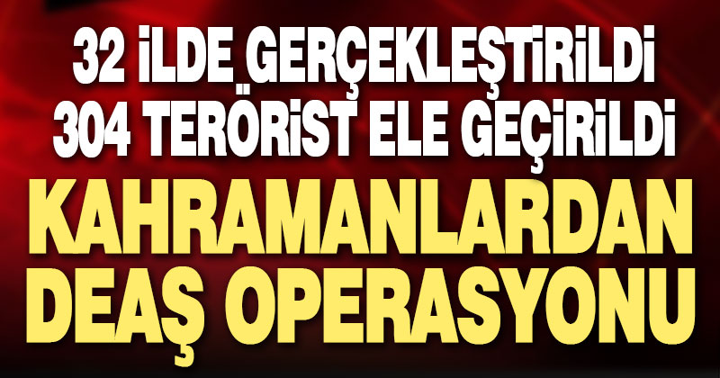 Polisten DEAŞ operasyonu