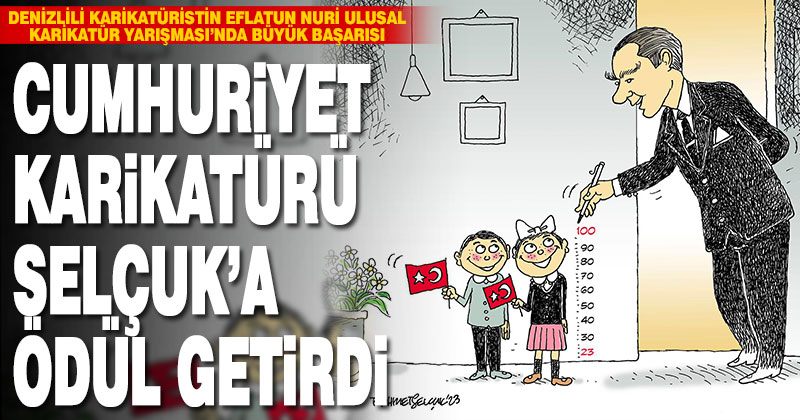 Cumhuriyet karikatürü Mehmet Selçuk’a ödül getirdi