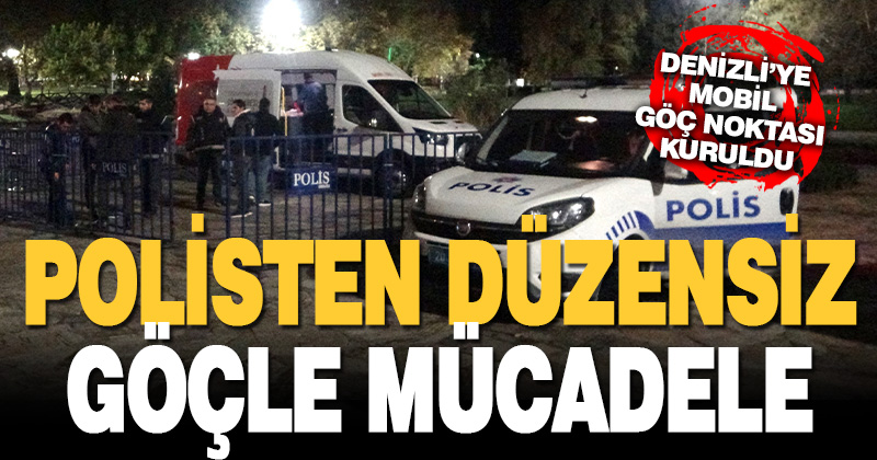 Düzensiz göçmenlerin tespitini kolaylaştıran uygulama Denizli’de başladı