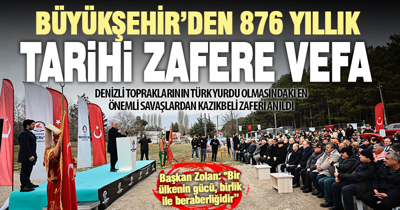 Büyükşehir’den 876 yıllık tarihi zafere vefa