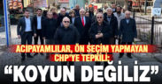 Acıpayam Platformu CHP’ye seslendi: Partideki insanlar koyun sürüsü değildir