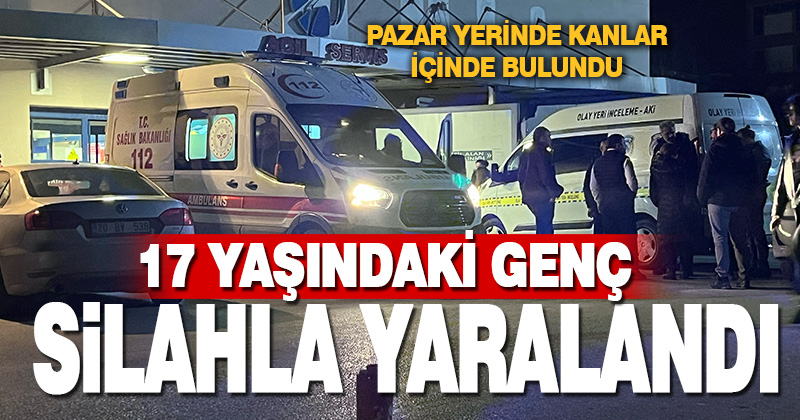 Denizli’de silahla yaralanan 17 yaşındaki genç hastaneye kaldırıldı
