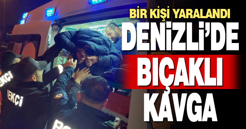 Kavgayı ayırmaya çalışanlara sataşınca bıçakla yaralandı