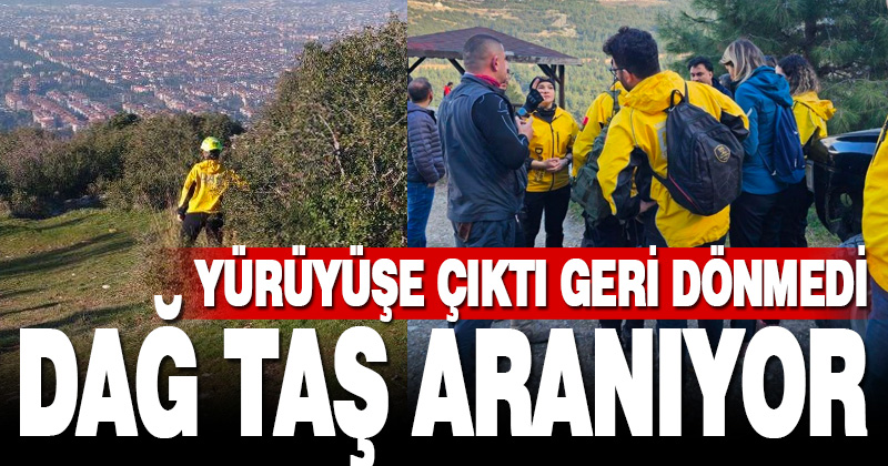 Yürüyüşe çıkıp geri dönmeyen kişi ormanda aranıyor