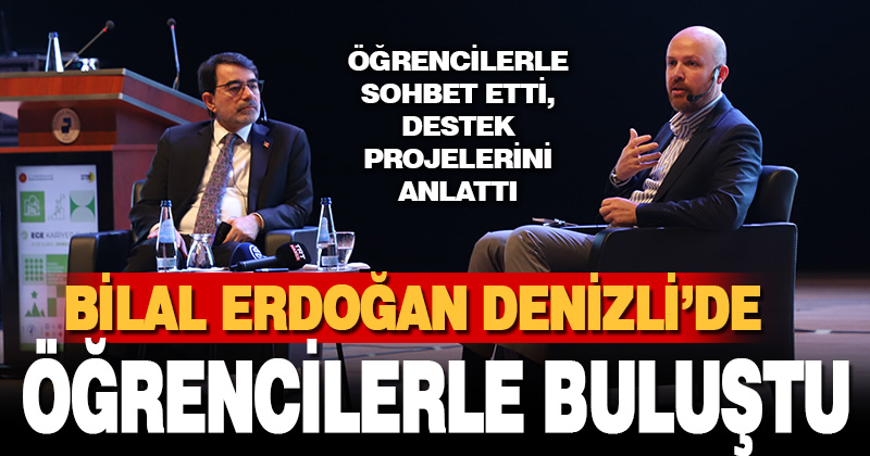 İlim Yayma Vakfı Mütevelli Heyeti Başkanı Erdoğan, Denizli’de üniversite öğrencileriyle buluştu