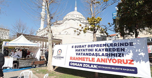 Büyükşehir depremde hayatını kaybedenleri unutmadı