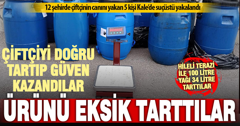 Dolandırıcılardan hileli terazi tuzağı: Çiftçiyi tartıp güven kazandılar, ürün tartılırken hile yaptılar