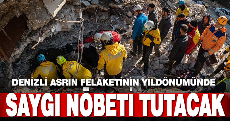 Asrın felaketinin yıldönümünde saygı nöbeti tutulacak