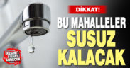 Merkezefendi ve Sarayköy’ün bazı mahallelerinde su kesintisi var