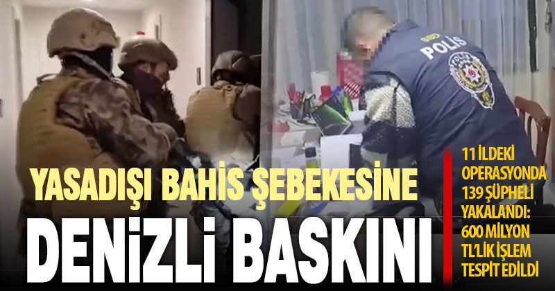 Bakan Yerlikaya duyurdu: Yasadışı bahse yönelik ‘Sibergöz-24’ operasyonlarında 139 şüpheli yakalandı