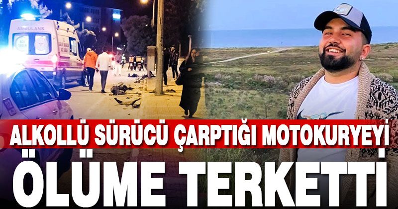 Vicdansız sürücü çarptığı motokuryeyi ölüme terk etti