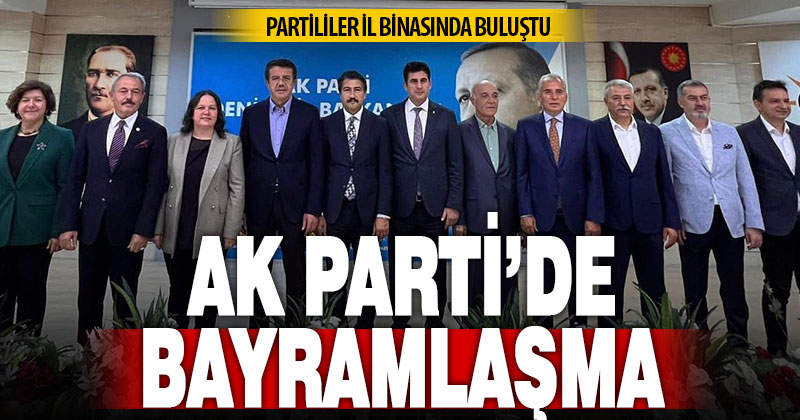 Ak Parti’de bayramlaşma