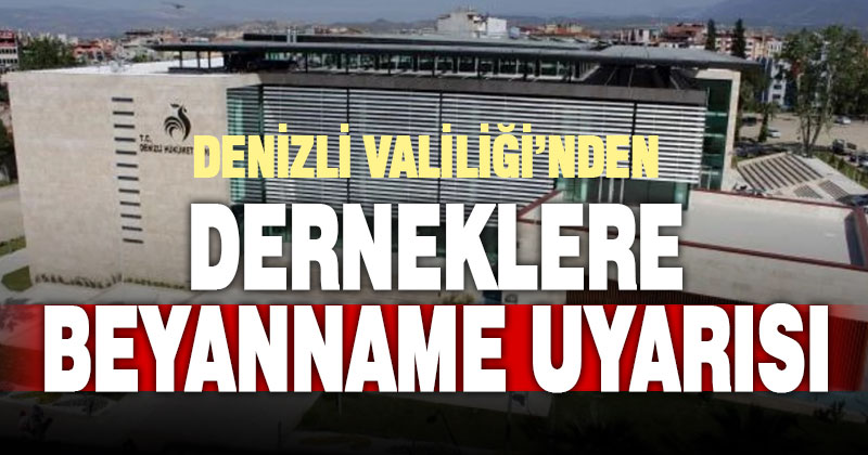 Derneklerin yıllık beyannamesini vermesi için süre 4 gün sonra doluyor
