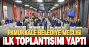 Pamukkale Belediyesi yeni dönemin ilk meclis toplantısını yaptı