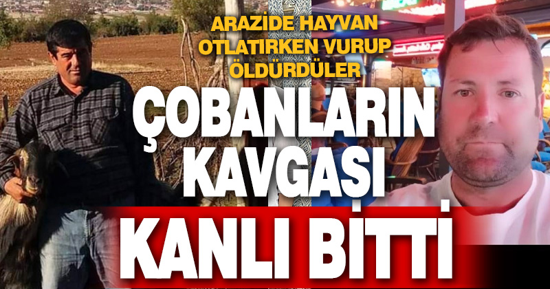 Arazide 2 çobanın tartışması kanlı bitti; 1 ölü