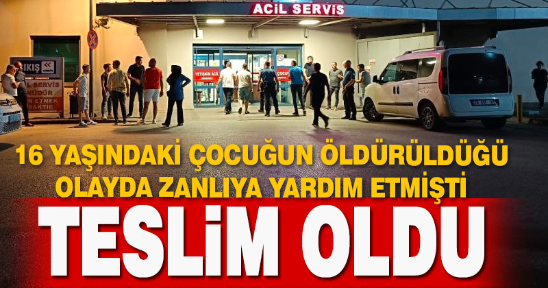 16 yaşındaki çocuğun ölümüyle ilgili bir kişi tutuklandı
