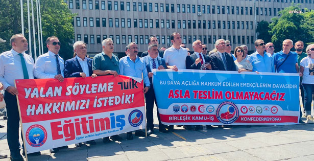 TÜİK protestosuyla yargılanan sendikacılara beraat