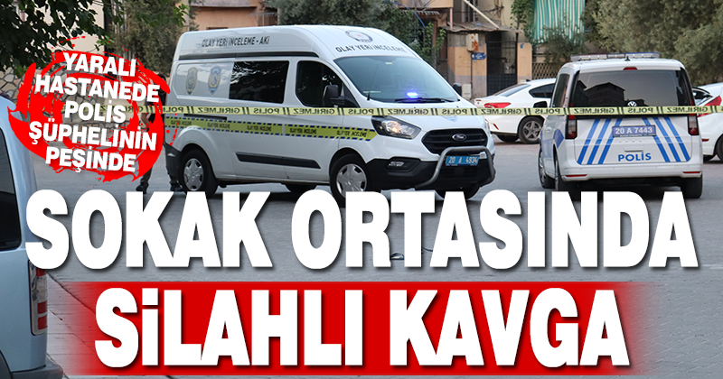 Denizli’de silahla vurulan kişi yaralandı