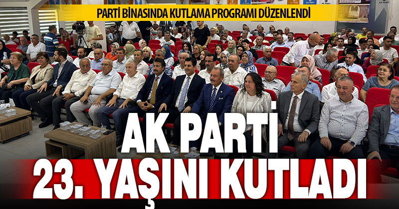 Denizli AK Parti’de 23’ncü yaş coşkusu yaşandı