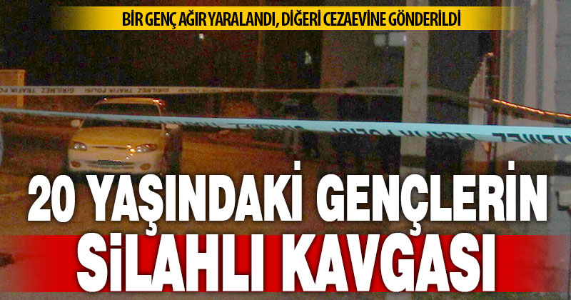 Aktepe’de 20 yaşındaki iki gencin kavgasında silah kullanıldı, biri ağır yaralandı