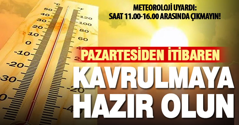 Meteorolojiden yeni hafta uyarısı: Pazartesiden itibaren 4-6 derece artacak
