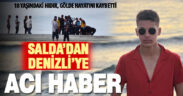 Denizlili genç Salda Gölü’nde boğuldu