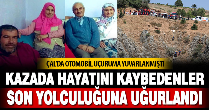 Kazada hayatını kaybedenler son yolculuğuna uğurlandı