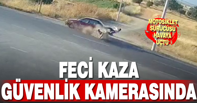 Denizli’de otomobille motosiklet çarpıştı; 4 yaralı