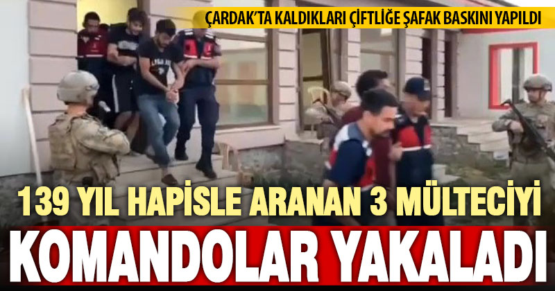 139 yılla aranan mülteciler komandoların şafak operasyonuyla yakalandı