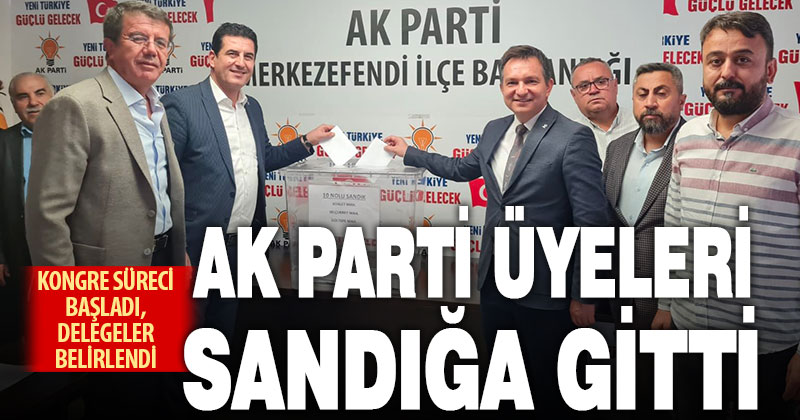 Ak Parti’de delege seçimleri yapıldı