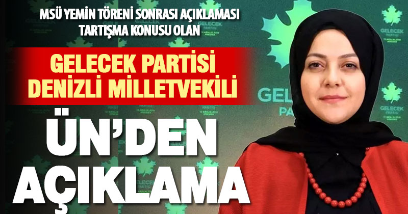 Denizli Milletvekili Ün’den “Teğmenler” paylaşımıyla ilgili açıklama