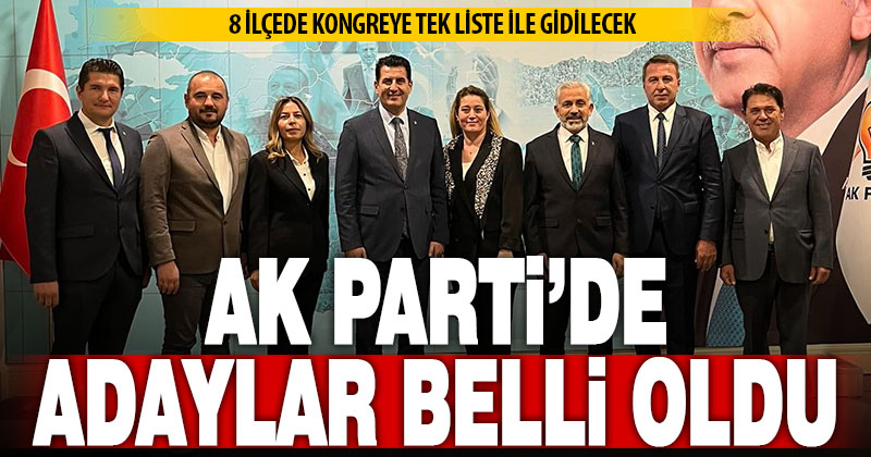 Ak Parti’de 8 ilçenin adayı belirlendi