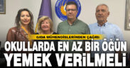 Gıda Mühendisleri Odası: Gıdaya erişim zorlaşıyor, okullarda yemek verilmeli