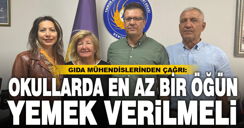 Gıda Mühendisleri Odası: Gıdaya erişim zorlaşıyor, okullarda yemek verilmeli