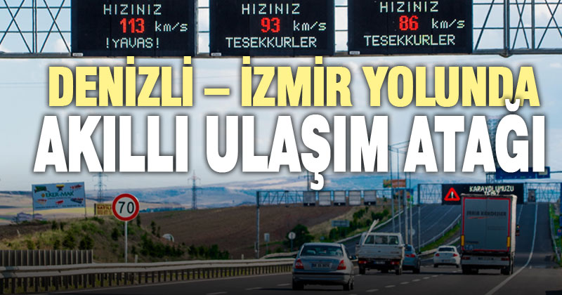 Denizli- İzmir yoluna bin 452 kilometre fiber optik kablo döşendi