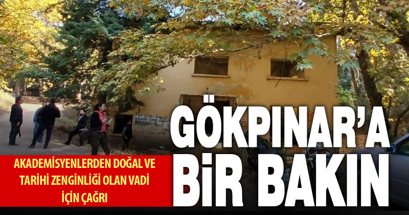 Gökpınar Vadisi’ni inceleyen akademisyenler: Burası turizm cenneti