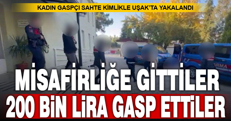 Misafirliğe gittikleri ev sahibinden bıçakla 200 bin lira gasp eden iki şüpheli tutuklandı