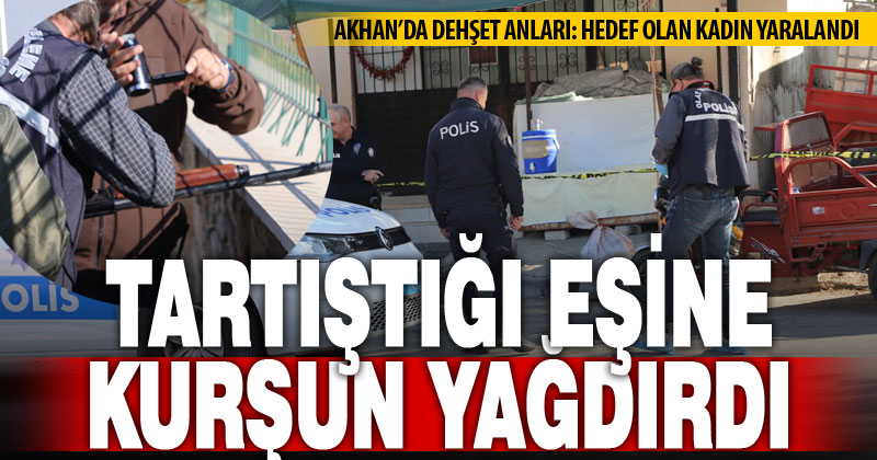 Tartıştığı eşine sokak ortasında kurşun yağdırdı