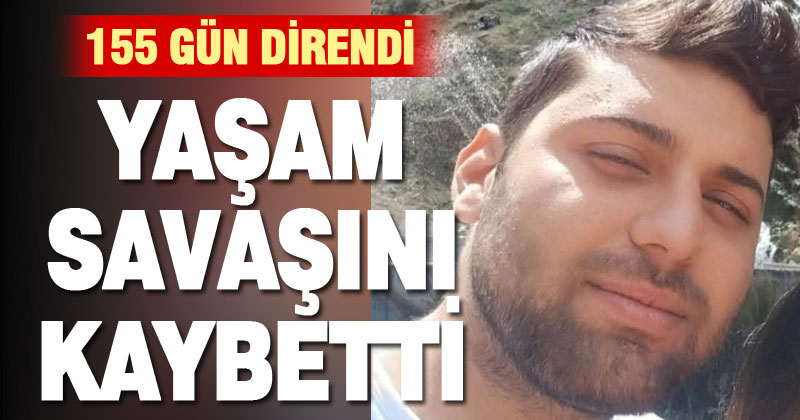 İnşaatın çatısından düşen genç 155 günlük yaşam mücadelesini kaybetti