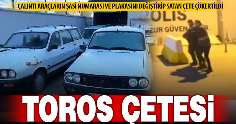Çaldıkları eski model araçları “change” yaparak satan 4 kişi yakalandı