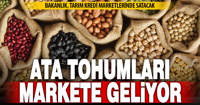 Ata tohumları tarım kredi marketlerde satılacak