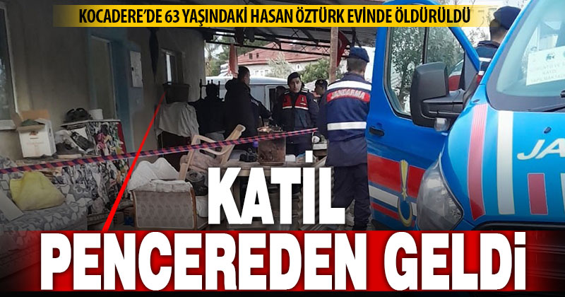 Kocadere’de 63 yaşındaki yurttaş penceresinden açılan ateşle öldürüldü