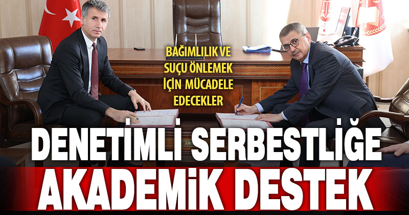 Cumhuriyet Başsavcılığı ve PAÜ “denetimli serbestlik” protokolü imzaladı