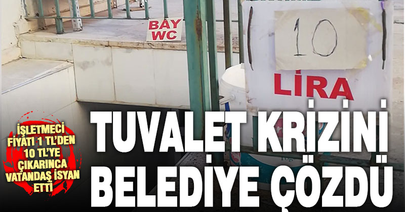 Çal’daki fahiş tuvalet fiyatı sorununu belediye çözdü