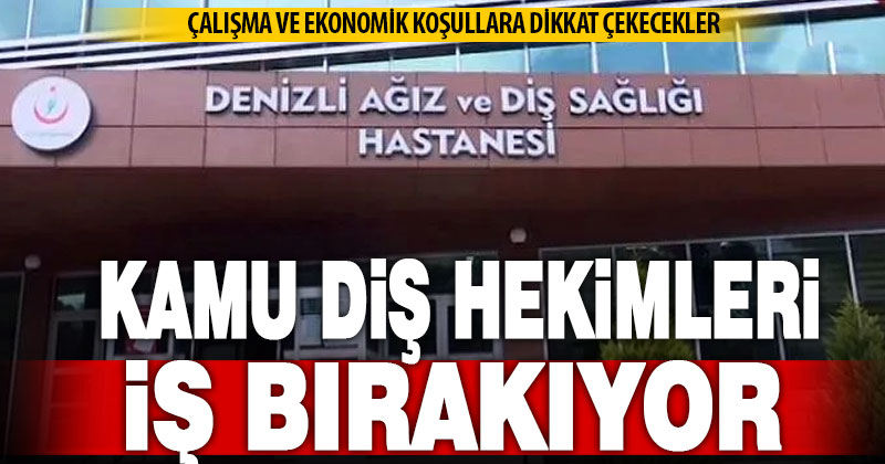Diş hekimleri bir günlük iş bırakacak