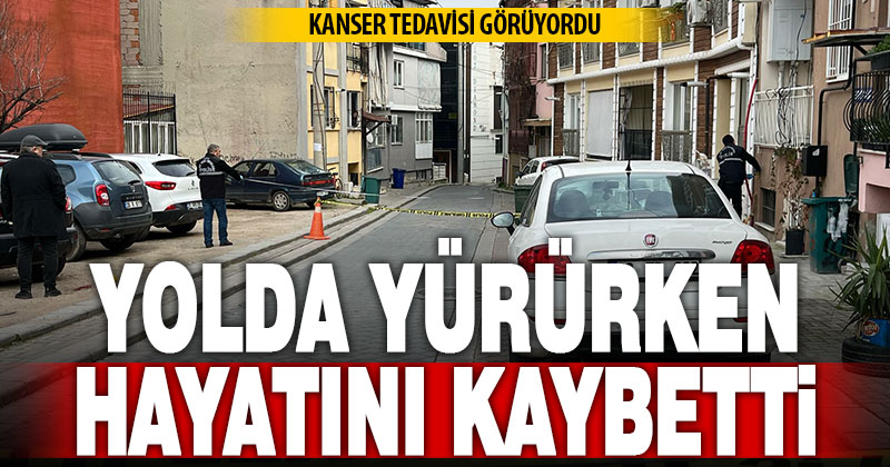 Yolda yürürken hayatını kaybetti