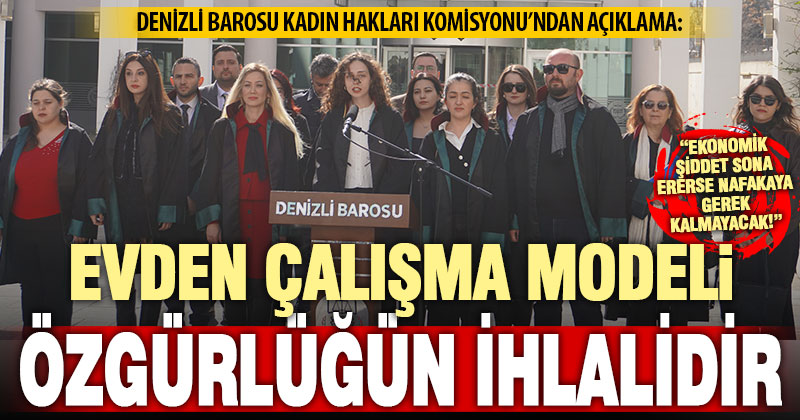 Denizli Barosu Kadın Hakları Komisyonu’ndan Medeni Kanunun kabulünün yıldönümünde açıklama